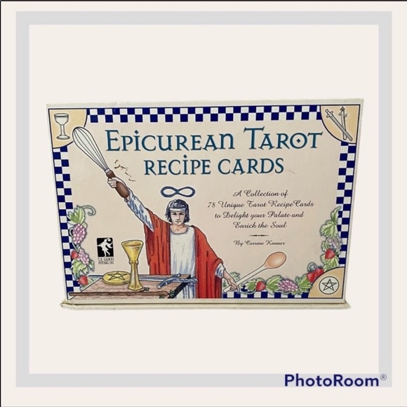 Epicurean Tarot Recipe Cards by Corrine Kenner 78 card tarot deck in stand box - Picture 1 of 8